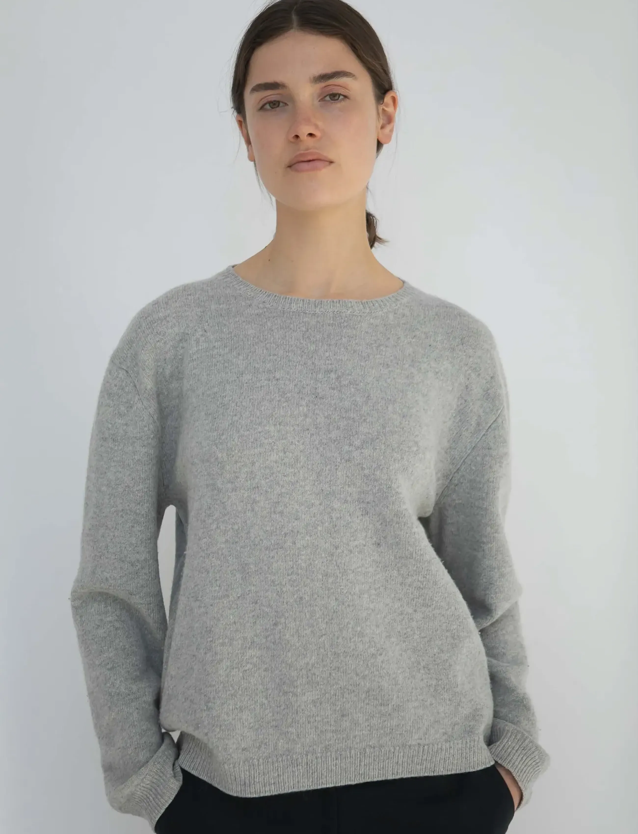 STUDIO FEDER Charlie Knit, XL, Knitwear, Grau - Jumpers, Frauen