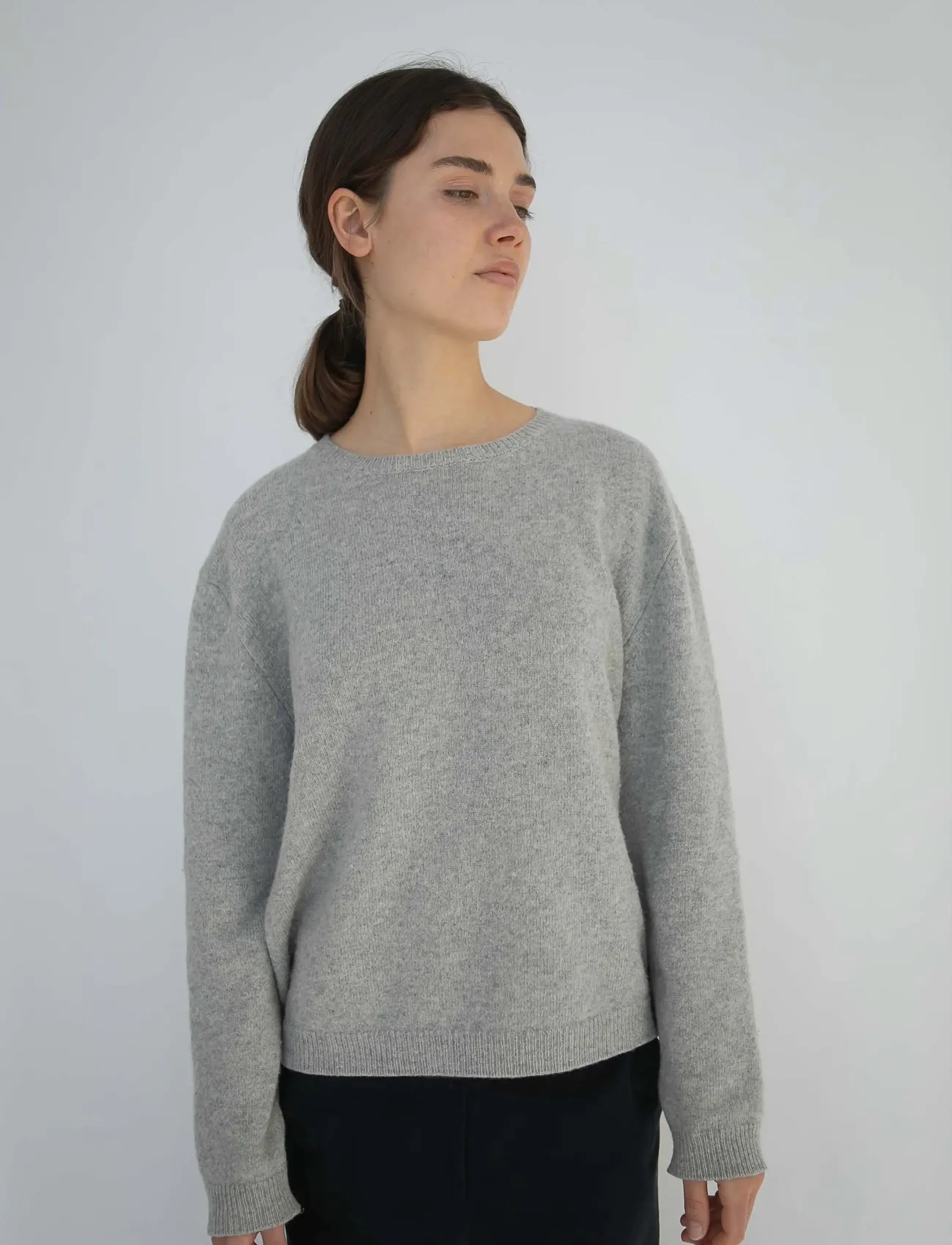 STUDIO FEDER - CHARLIE KNIT - pullover - light grey melange - 4