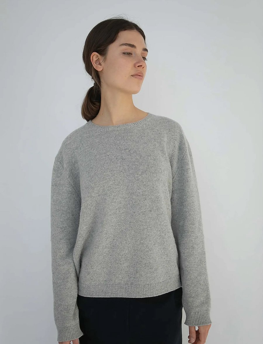 STUDIO FEDER - CHARLIE KNIT - pullover - light grey melange - 4