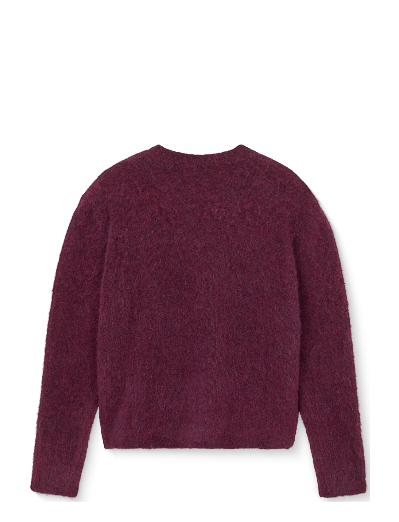 STUDIO FEDER - NINA HAIRY KNIT - autumn clothing - burgundy - 2