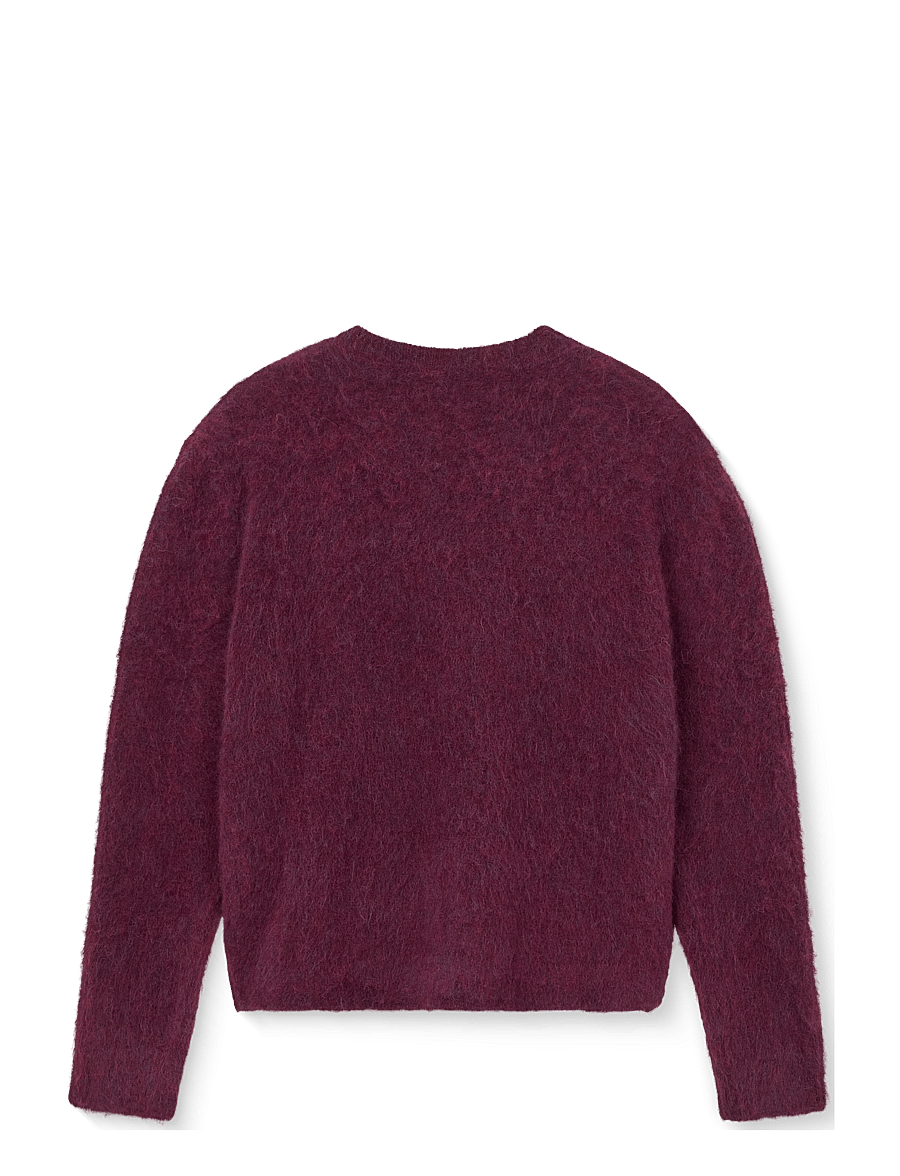 STUDIO FEDER - NINA HAIRY KNIT - pullover - burgundy - 2