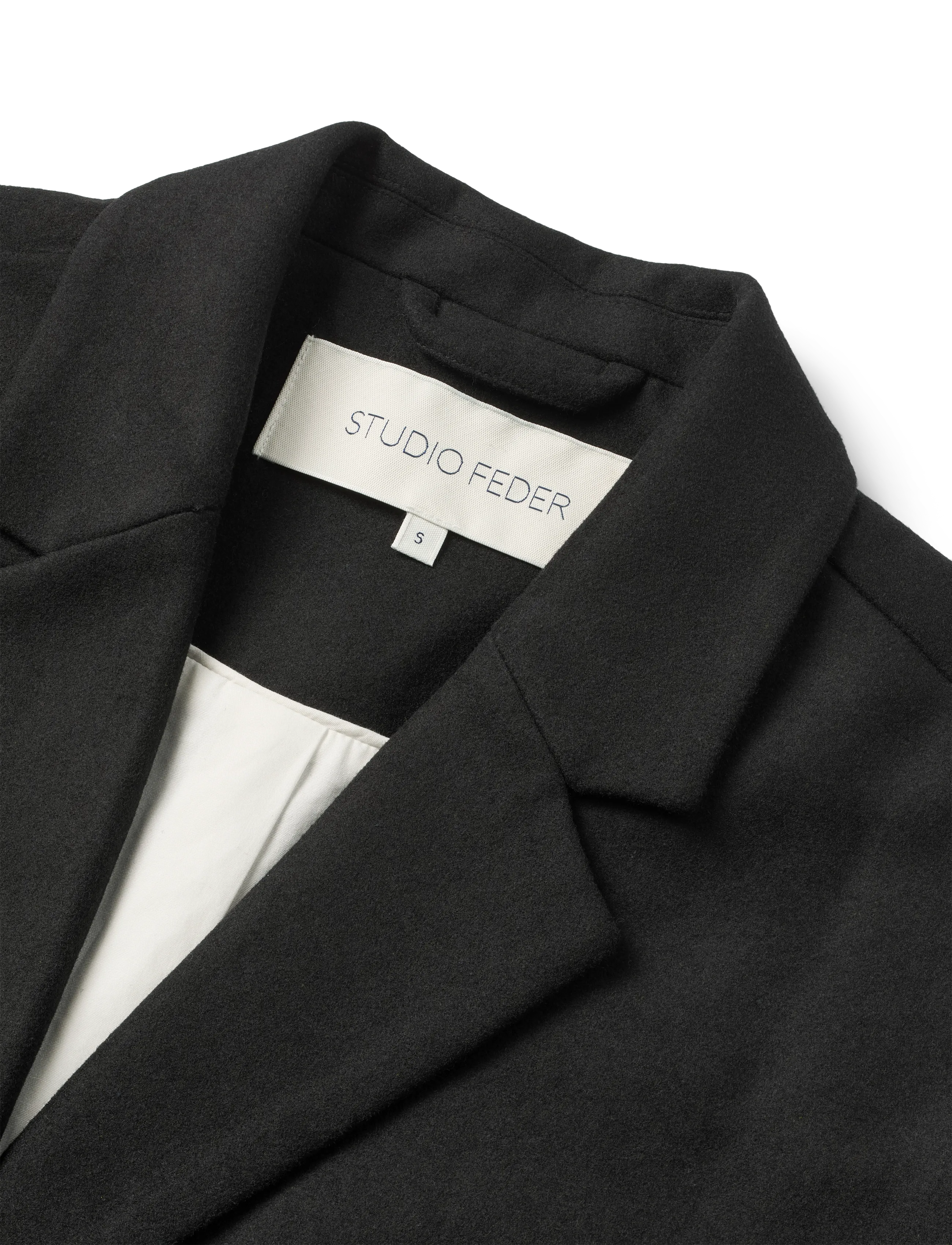 STUDIO FEDER - LUIS BLAZER - WOOL - festmode zu outlet-preisen - black - 2