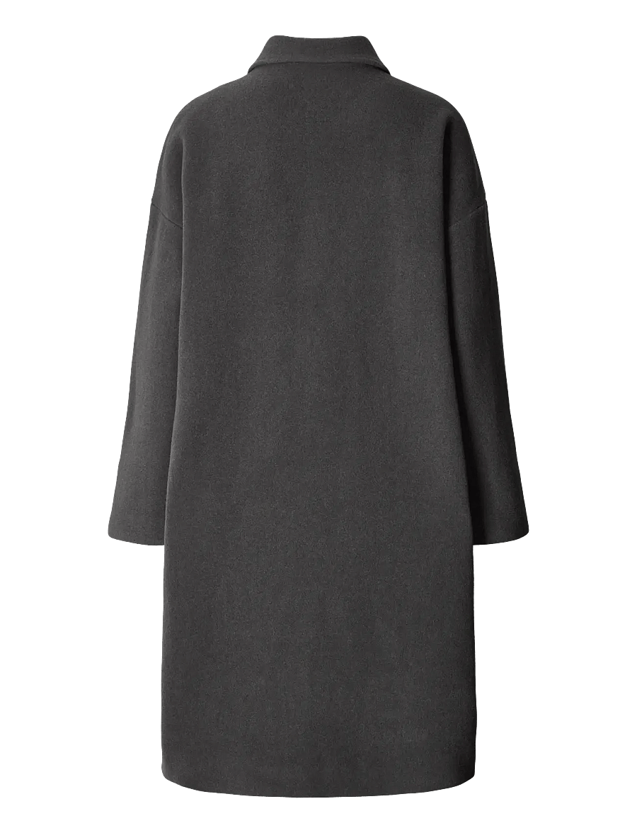 STUDIO FEDER - FELIX COAT - WOOL - talvejoped - charcoal - 2