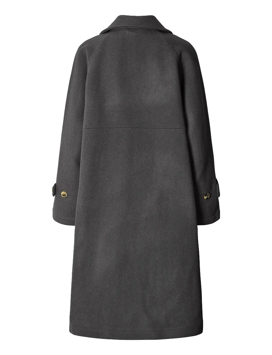 STUDIO FEDER - JOHANNE COAT - WOOL - vinterjakker - charcoal - 2