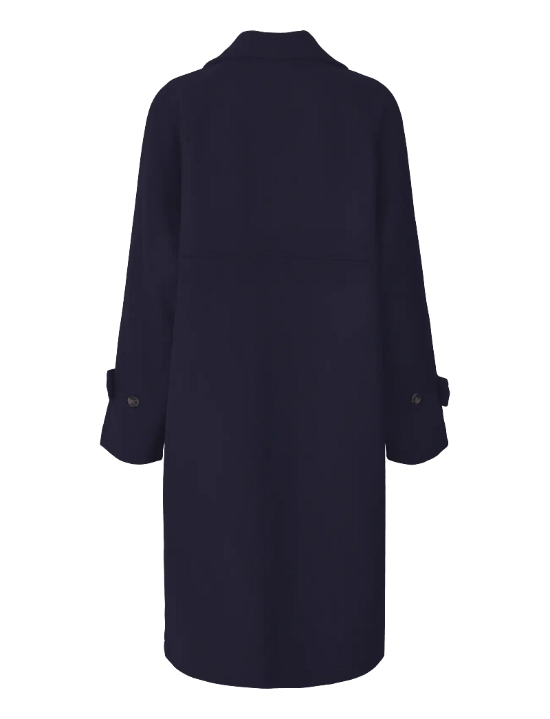 STUDIO FEDER - JOHANNE COAT - WOOL - winter jackets - navy - 2