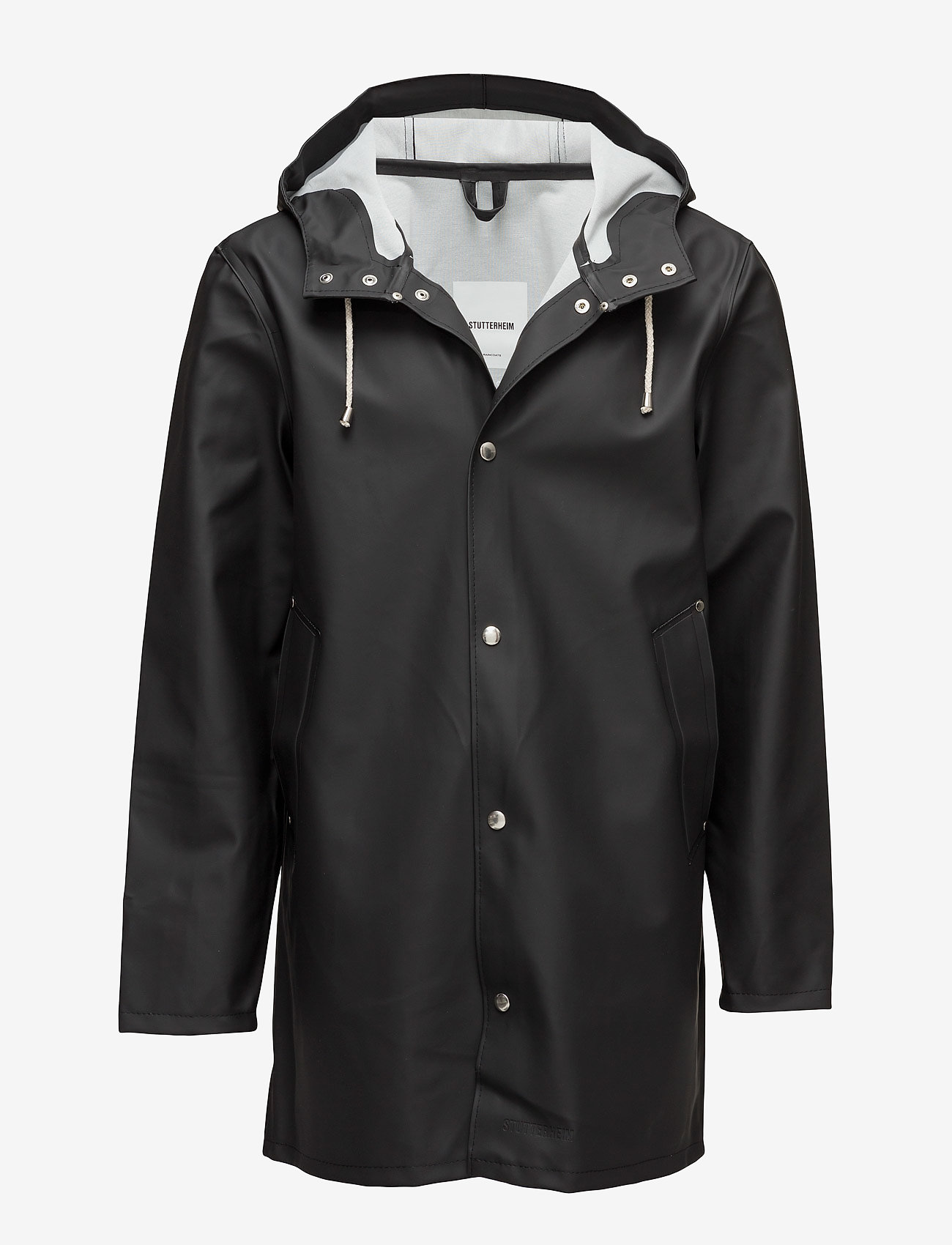Stutterheim Stockholm Black - Vihmamantlid - BLACK / black