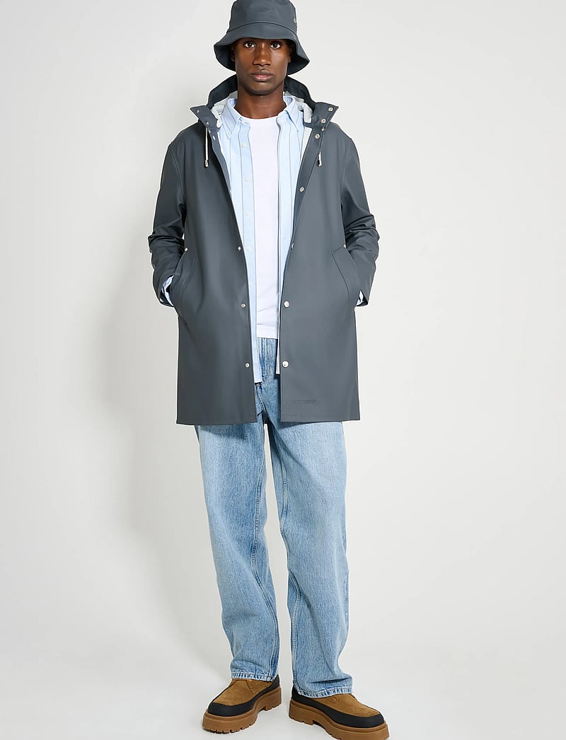 Stutterheim - Stockholm Charcoal - regnjakker - charcoal - 2