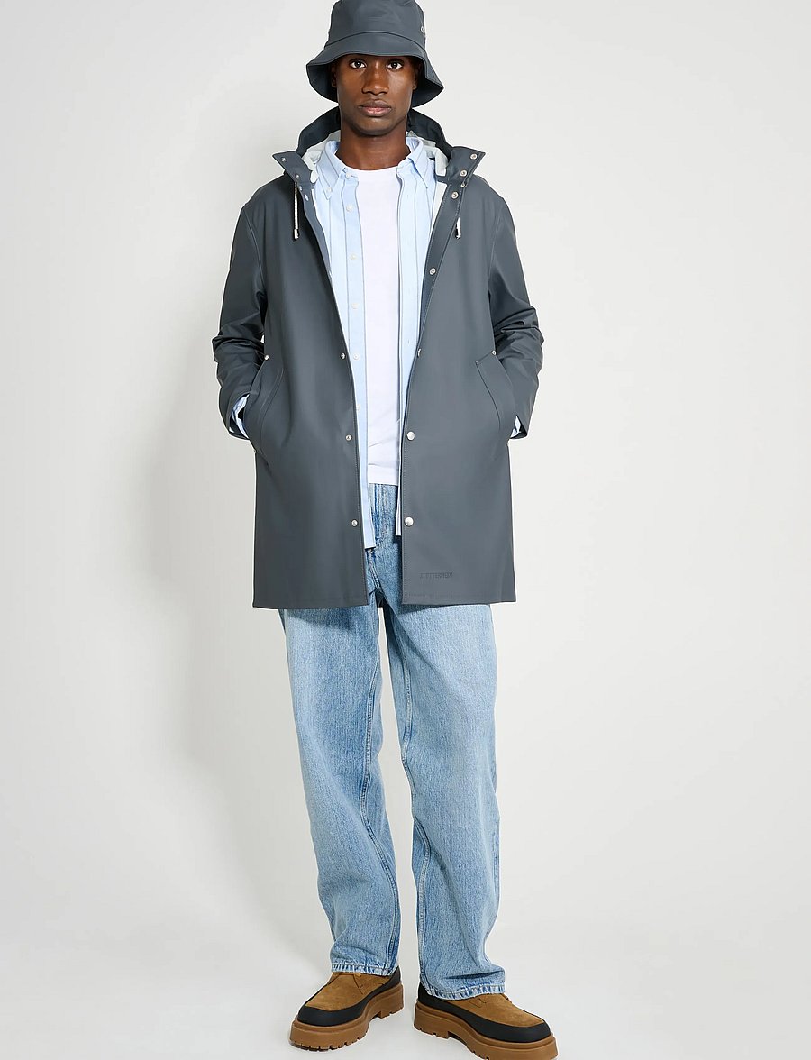 Stutterheim - Stockholm Charcoal - regnjakker - charcoal - 2