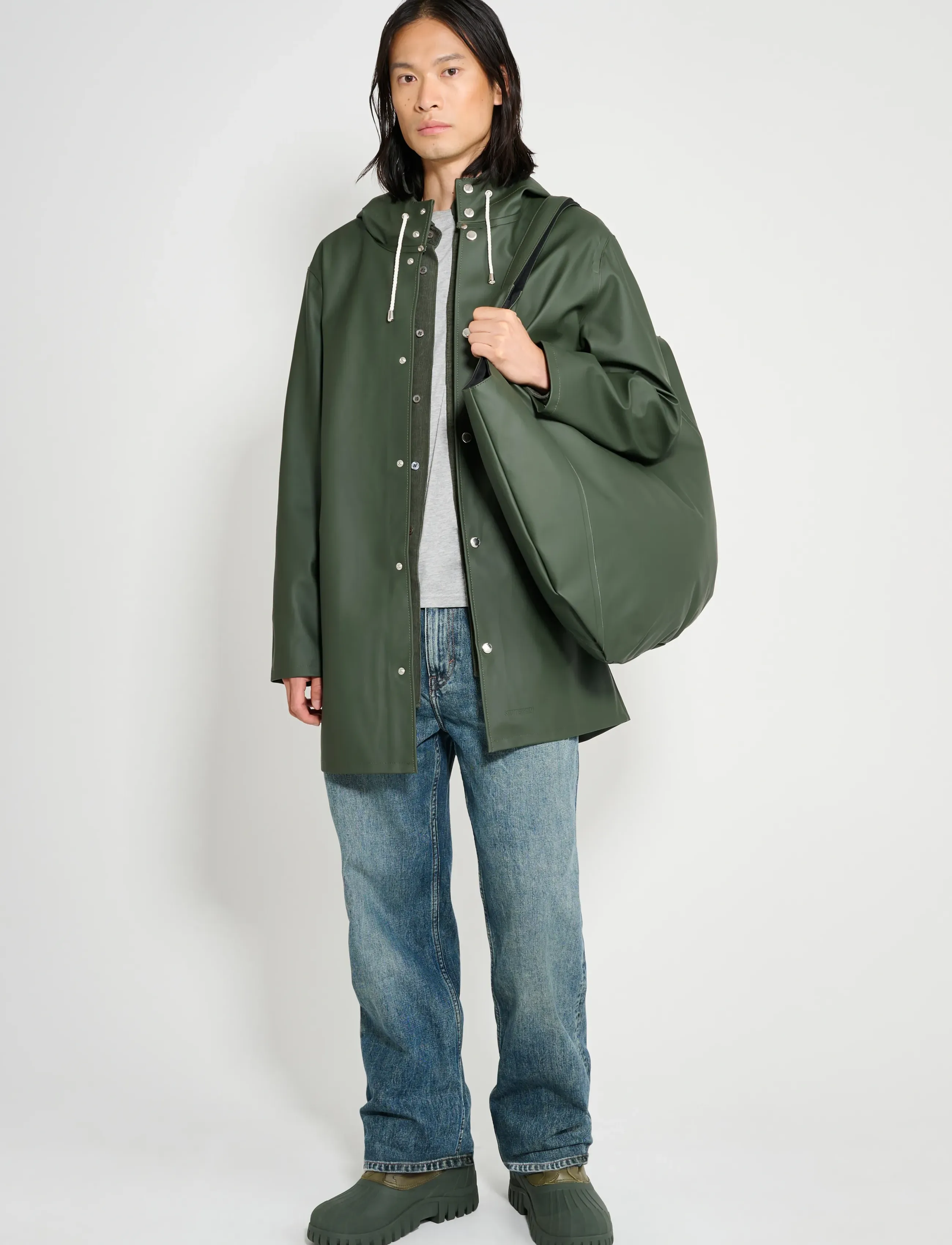 Stutterheim - Stockholm Green - regnjackor - green - 3