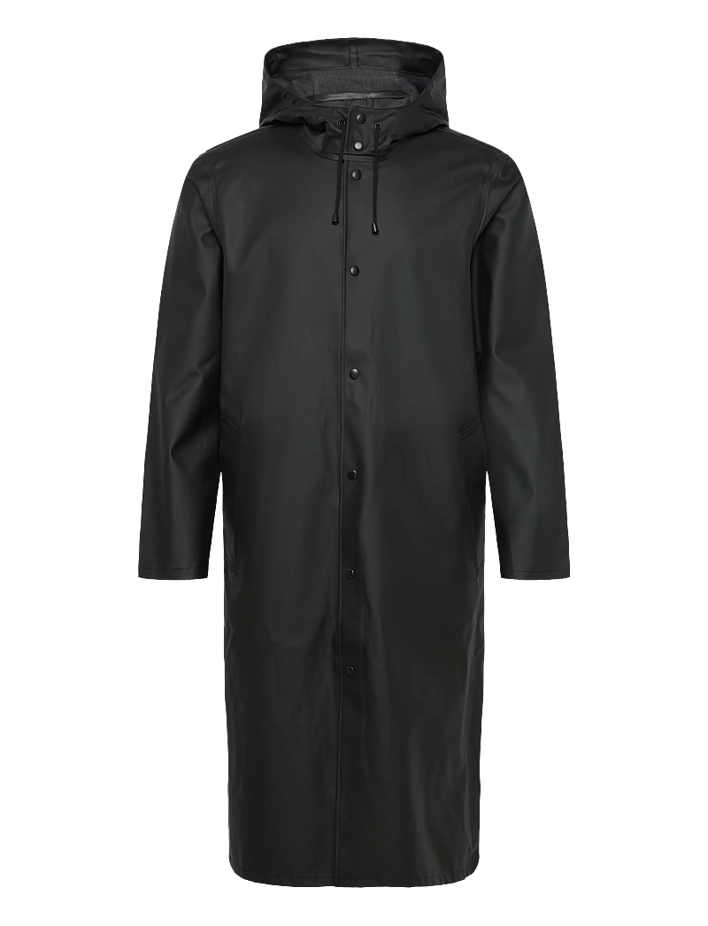 Stutterheim - Stockholm Long Black - regnjakker - black - 1