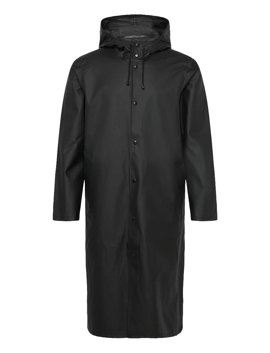 Stutterheim - Stockholm Long Black - regnjackor - black - 1