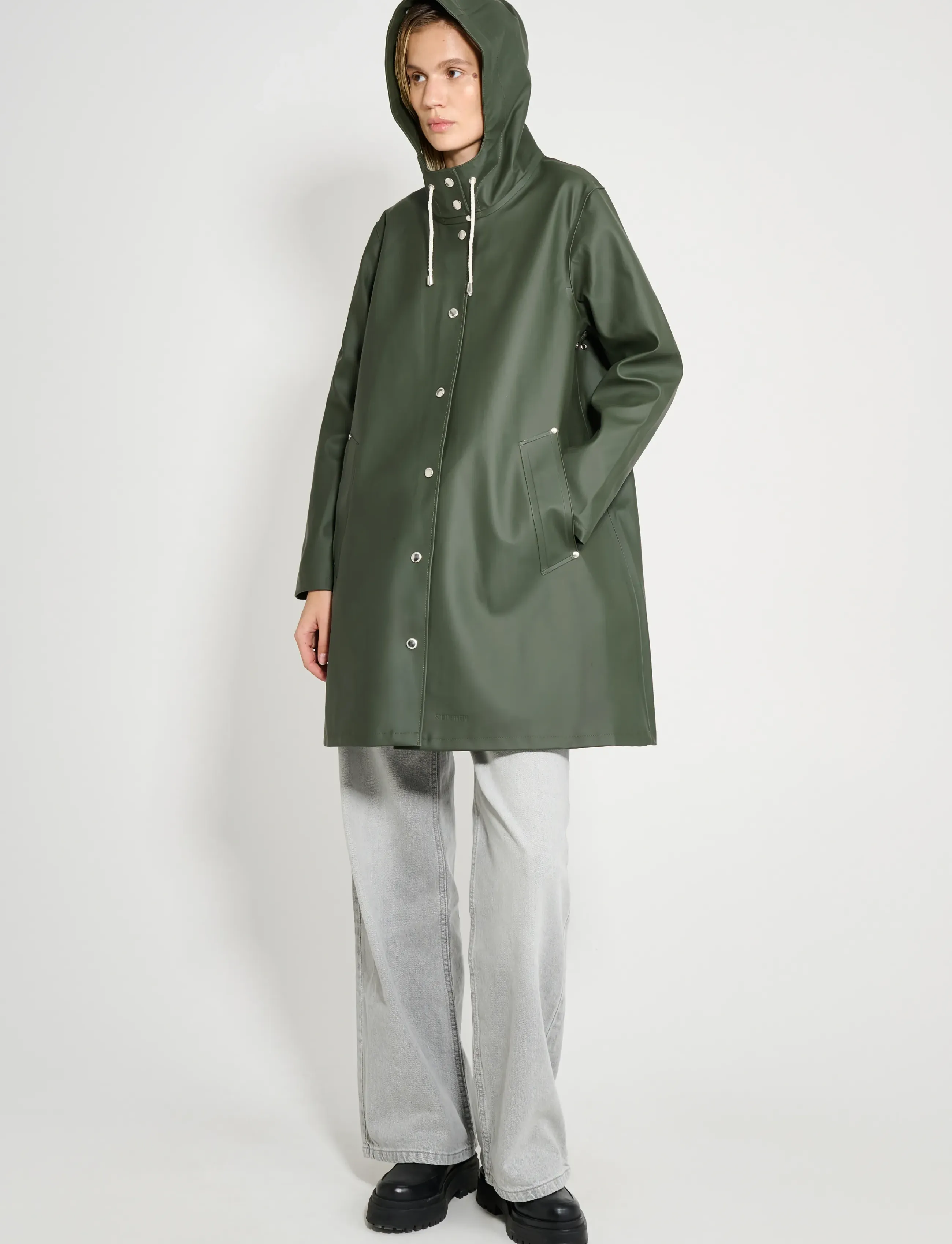 Stutterheim - Mosebacke Green - płaszcze przeciwdeszczowe - green - 3