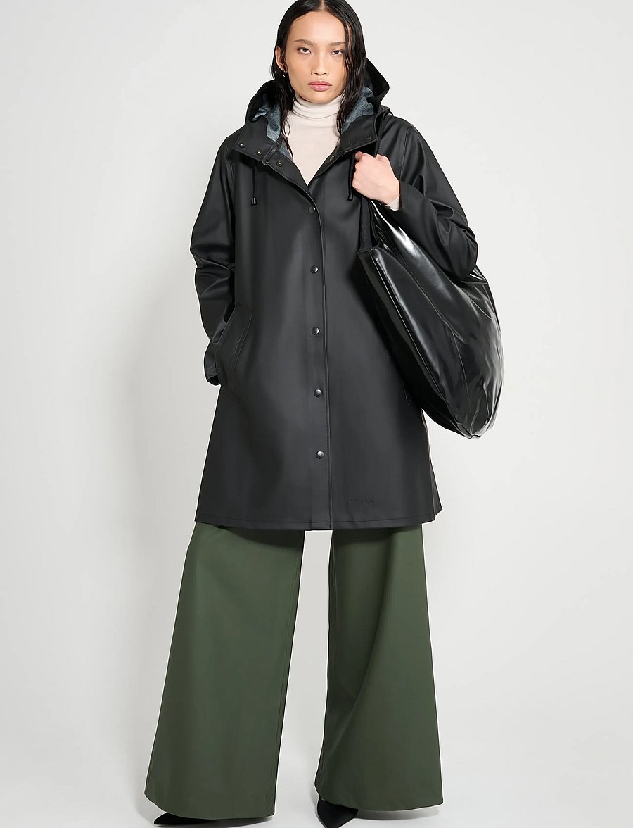 Stutterheim - Mosebacke Black - regnjackor - black - 2