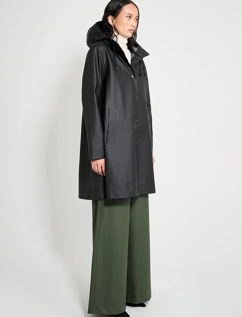 Stutterheim - Mosebacke Black - rain jackets - black - 3
