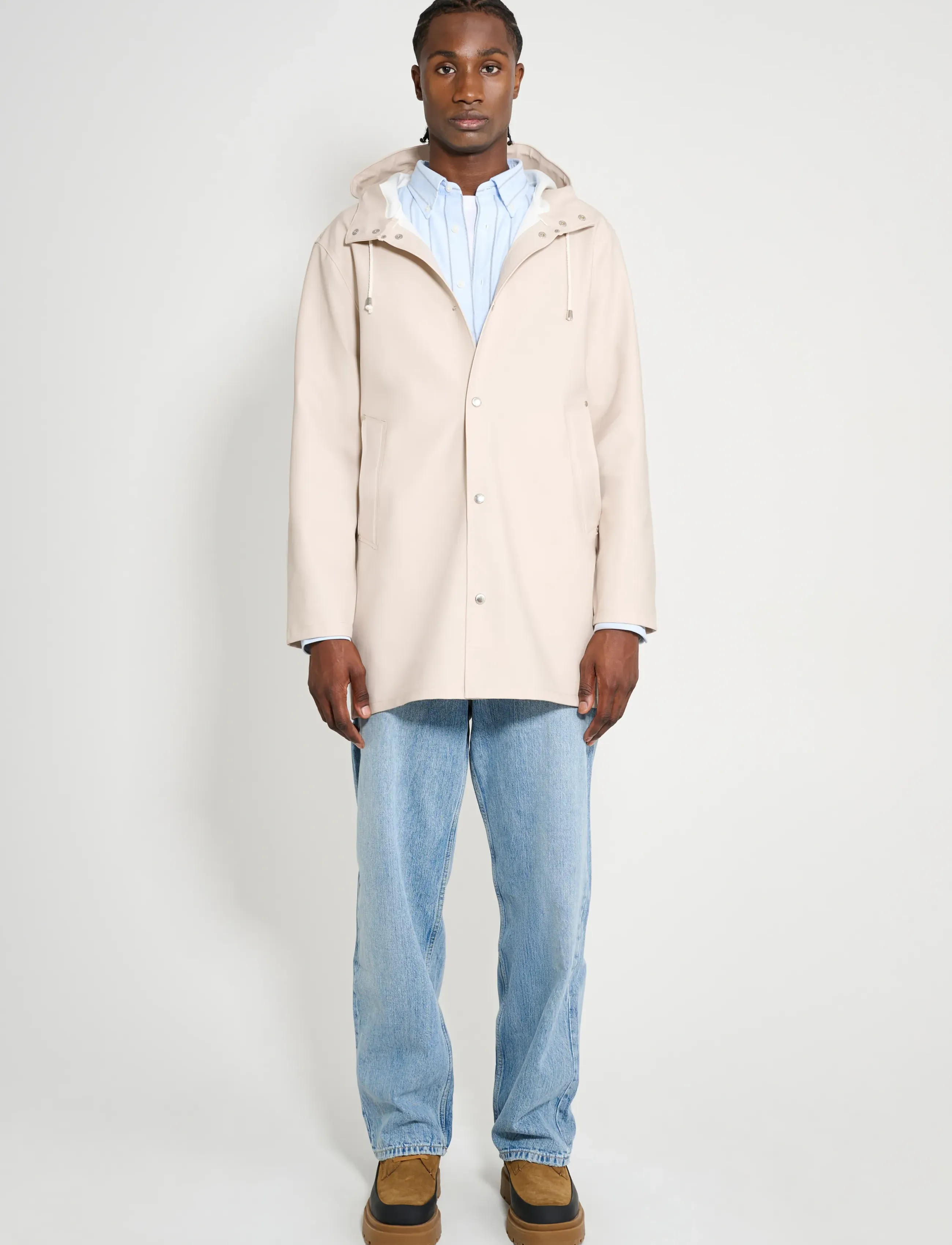 Stutterheim Stockholm Light Sand - Regntøy - LIGHT SAND / cream
