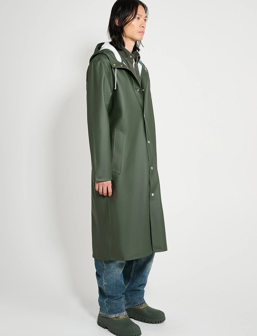 Stutterheim - Stockholm Long Green - regnjakker - green - 3