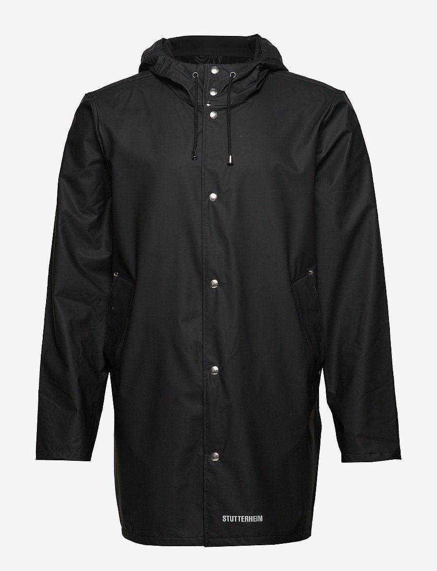 Stutterheim - Stockholm Lightweight Black - rain coats - black - 2