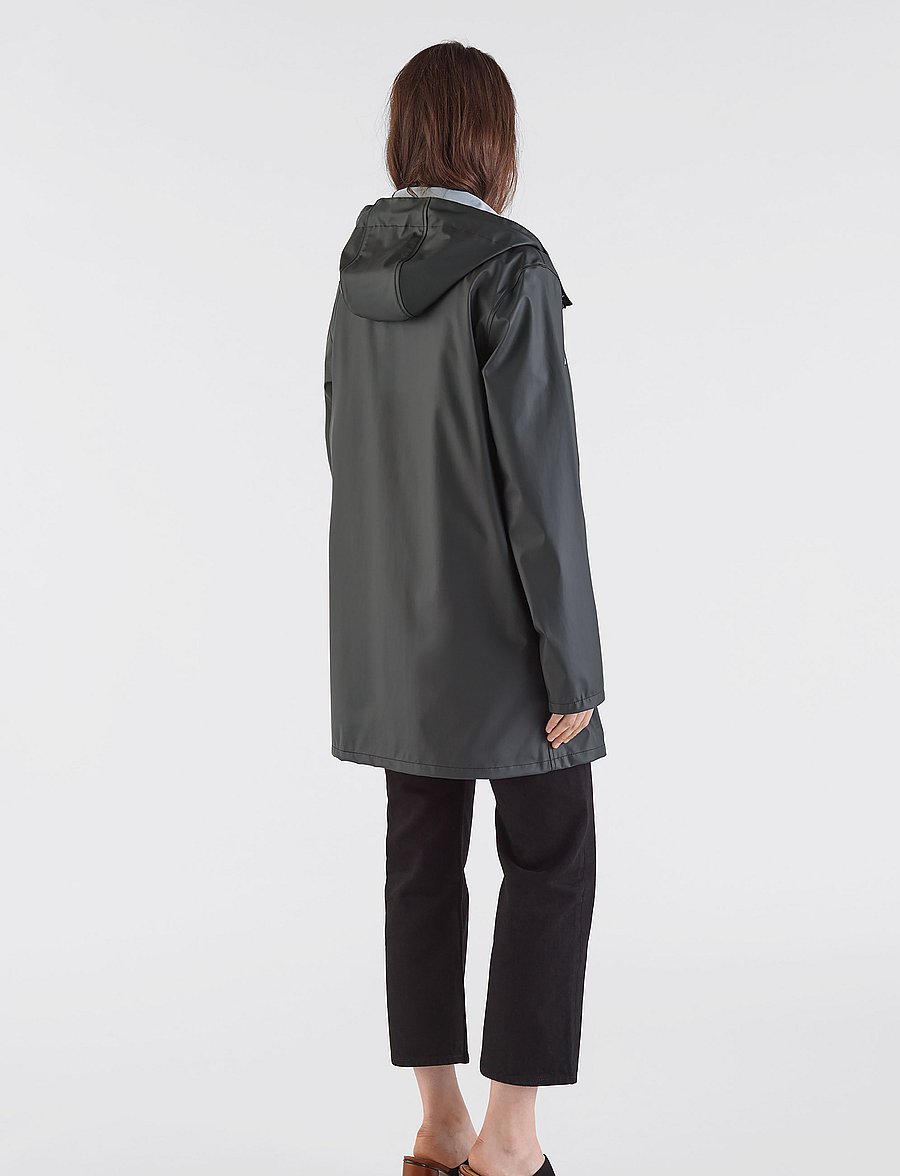 Stutterheim - Stockholm Lightweight Black - rain coats - black - 5