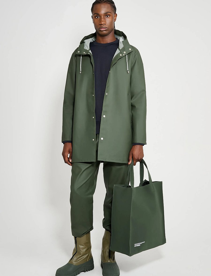 Stutterheim - Stockholm Lightweight Green - regnjakker - green - 0