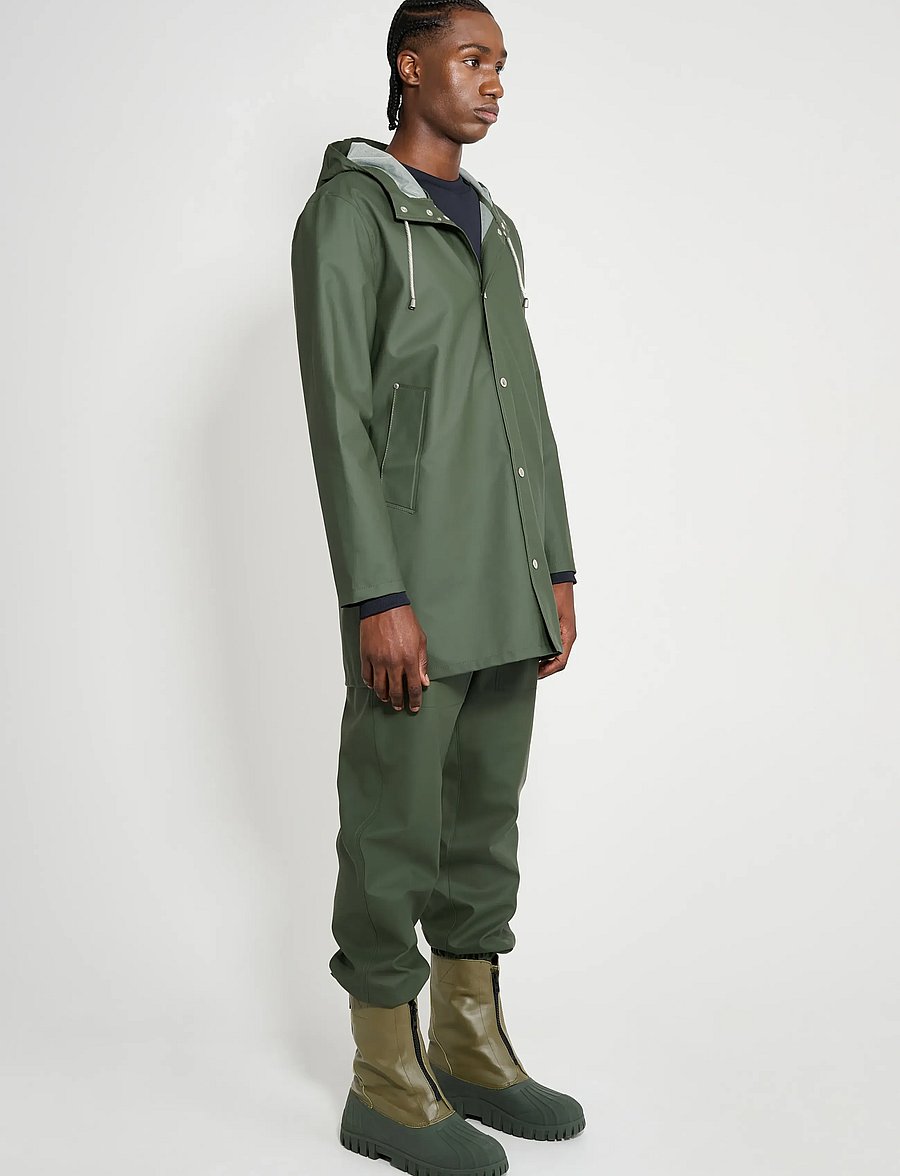 Stutterheim - Stockholm Lightweight Green - regnjakker - green - 3