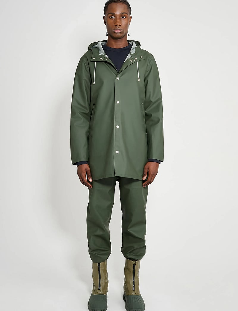 Stutterheim - Stockholm Lightweight Green - regnjakker - green - 4
