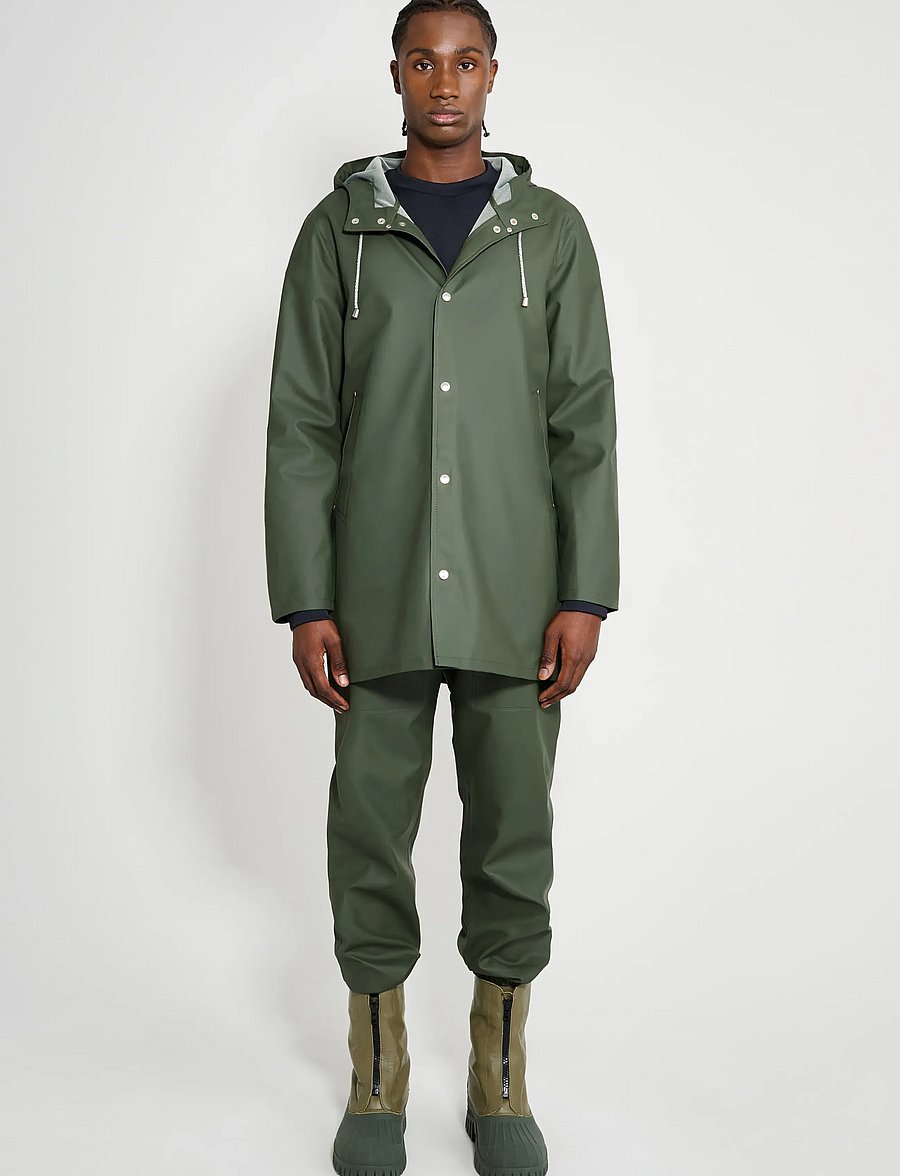 Stutterheim - Stockholm Lightweight Green - regnjakker - green - 4