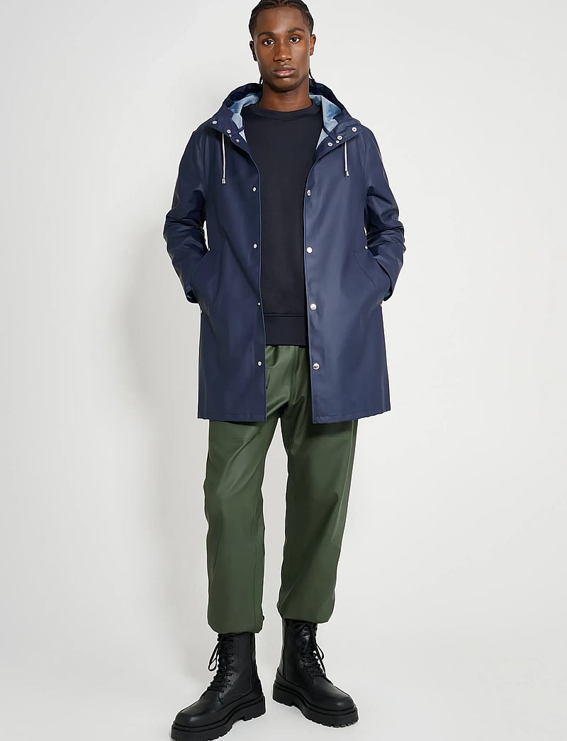 Stutterheim - Stockholm Lightweight Navy - regnjakker - navy - 0