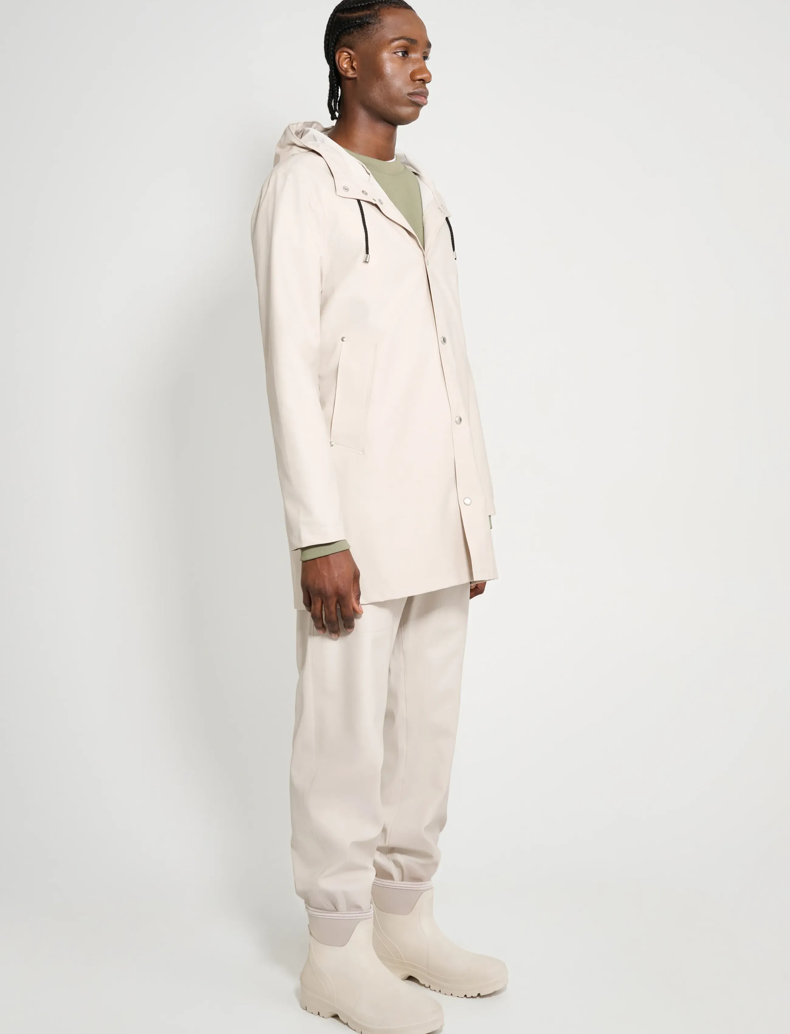 Stutterheim Stockholm Lightweight Light Sand vinterjackor herr – bild 3