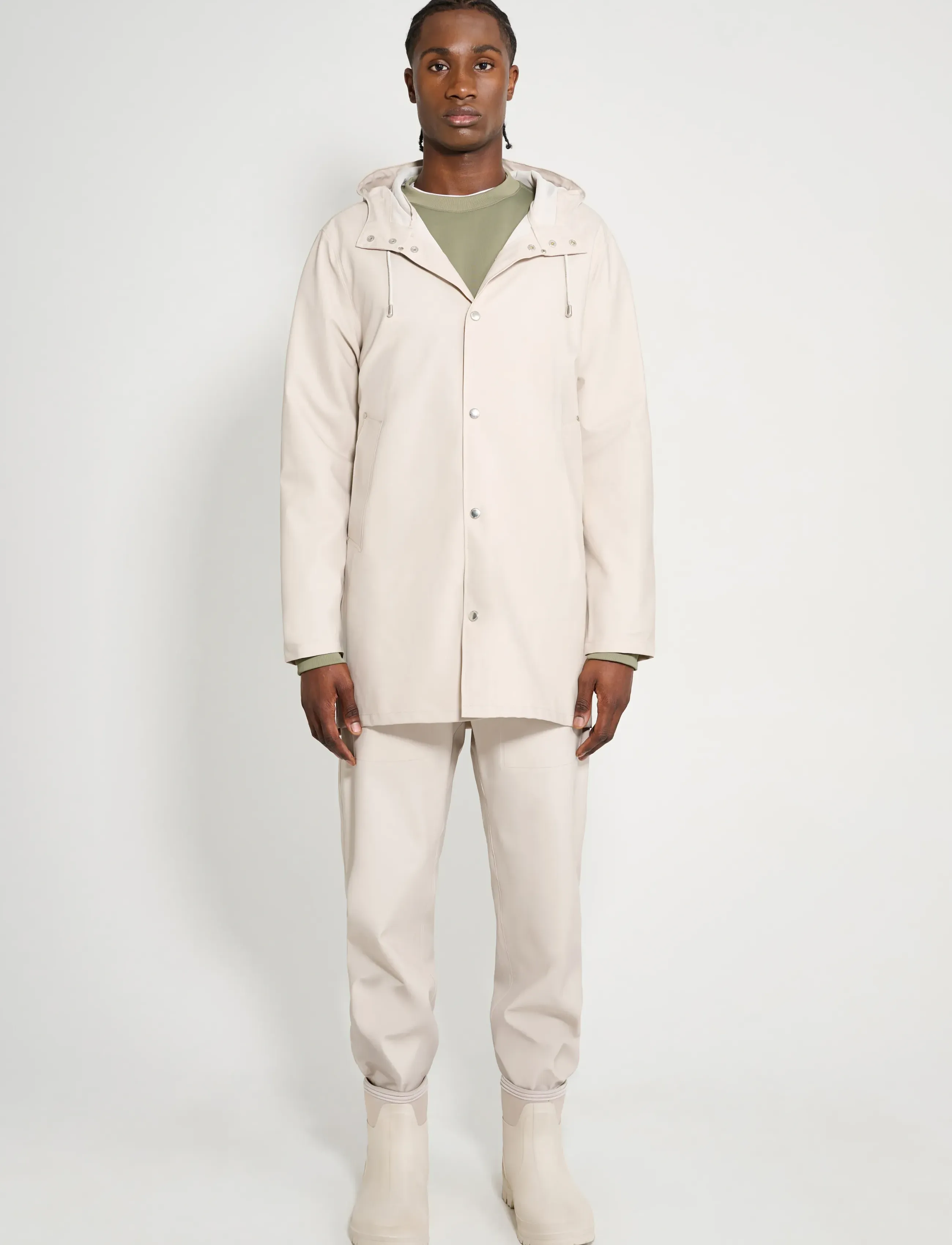 Stutterheim - Stockholm Lightweight Light Sand - regnjackor - light sand - 3
