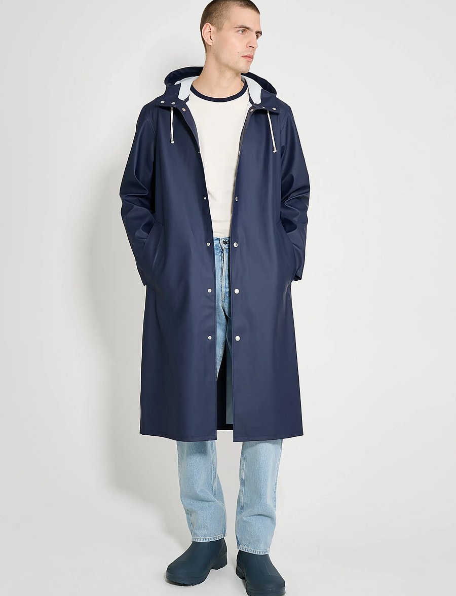 Stutterheim - Stockholm Long Navy - regnjackor - navy - 0