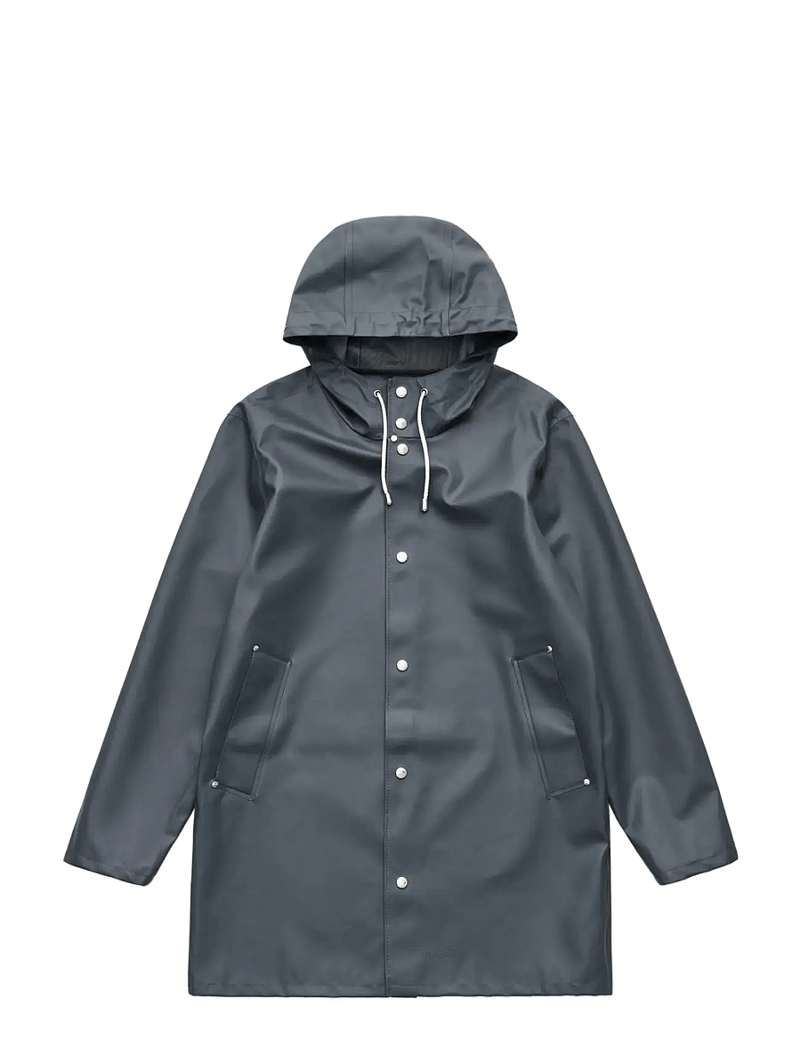 Stutterheim - Stockholm Lightweight Charcoal - regnjackor - charcoal - 1