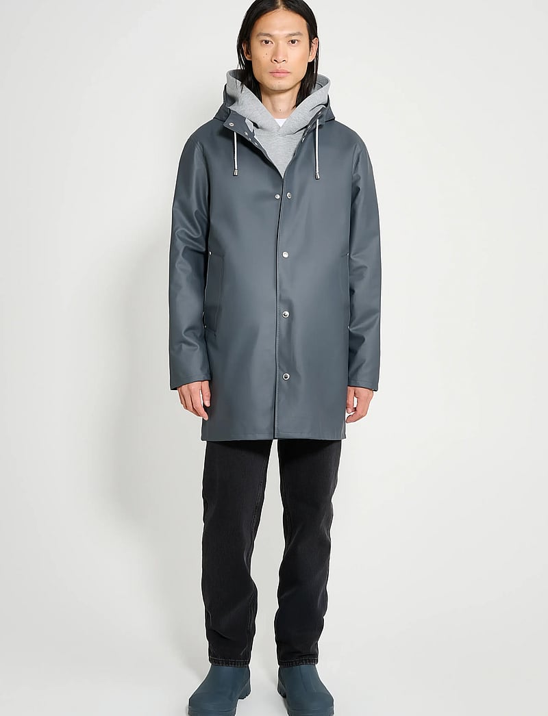 Stutterheim - Stockholm Lightweight Charcoal - regnjakker - charcoal - 2