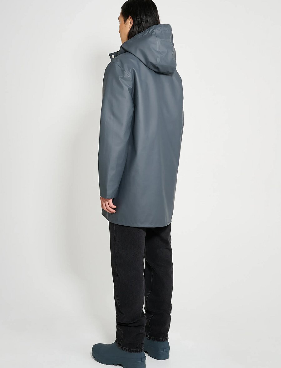 Stutterheim - Stockholm Lightweight Charcoal - regnjackor - charcoal - 3