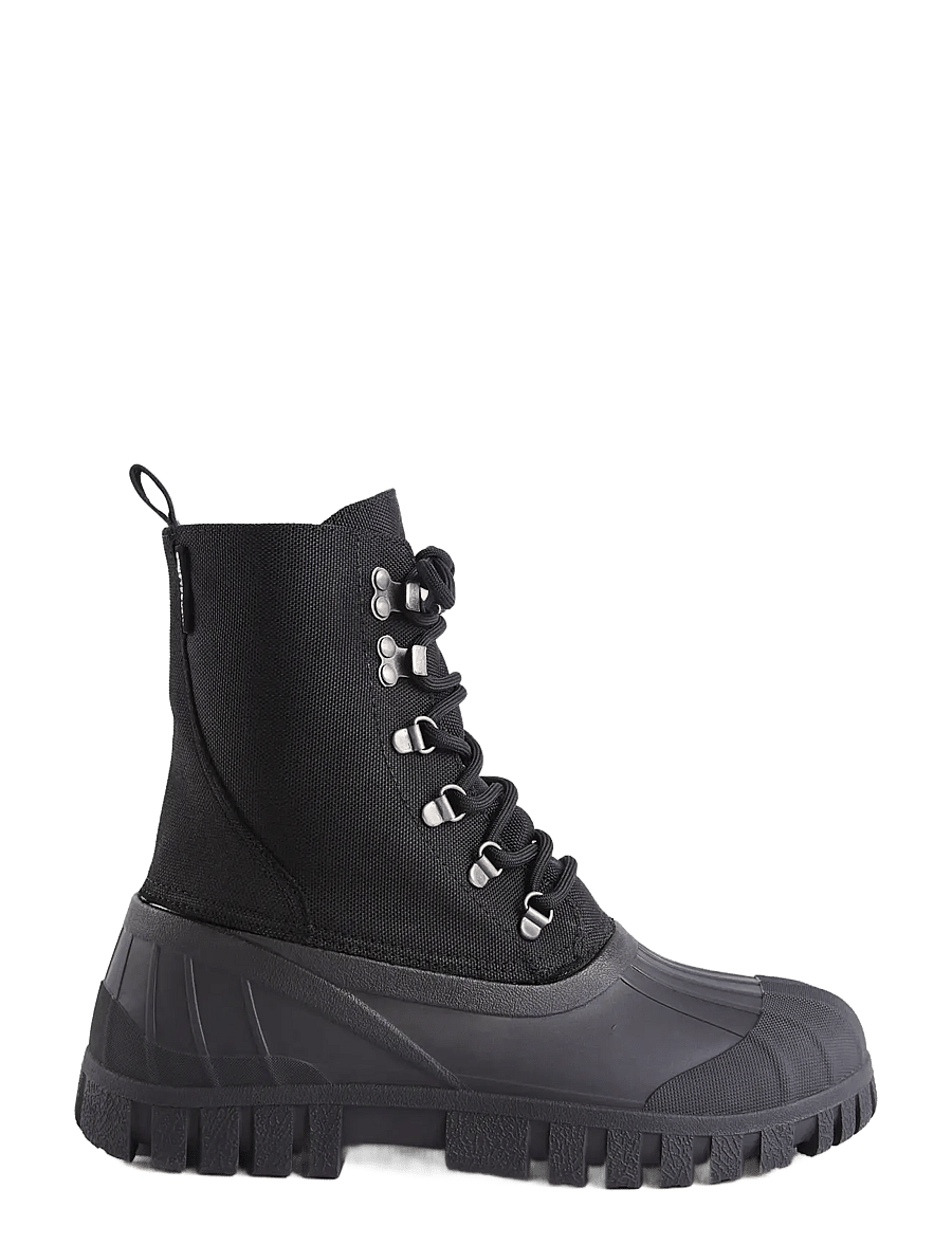 Stutterheim - Patrol Boot Black Cordura - gummistøvler - black - 1