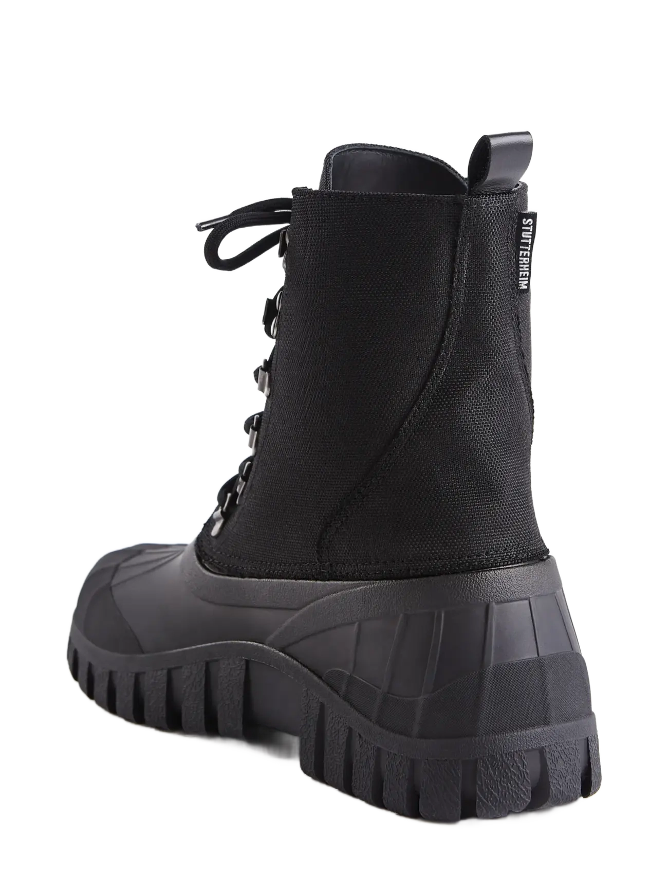 Stutterheim - Patrol Boot Black Cordura - gummistøvler - black - 4