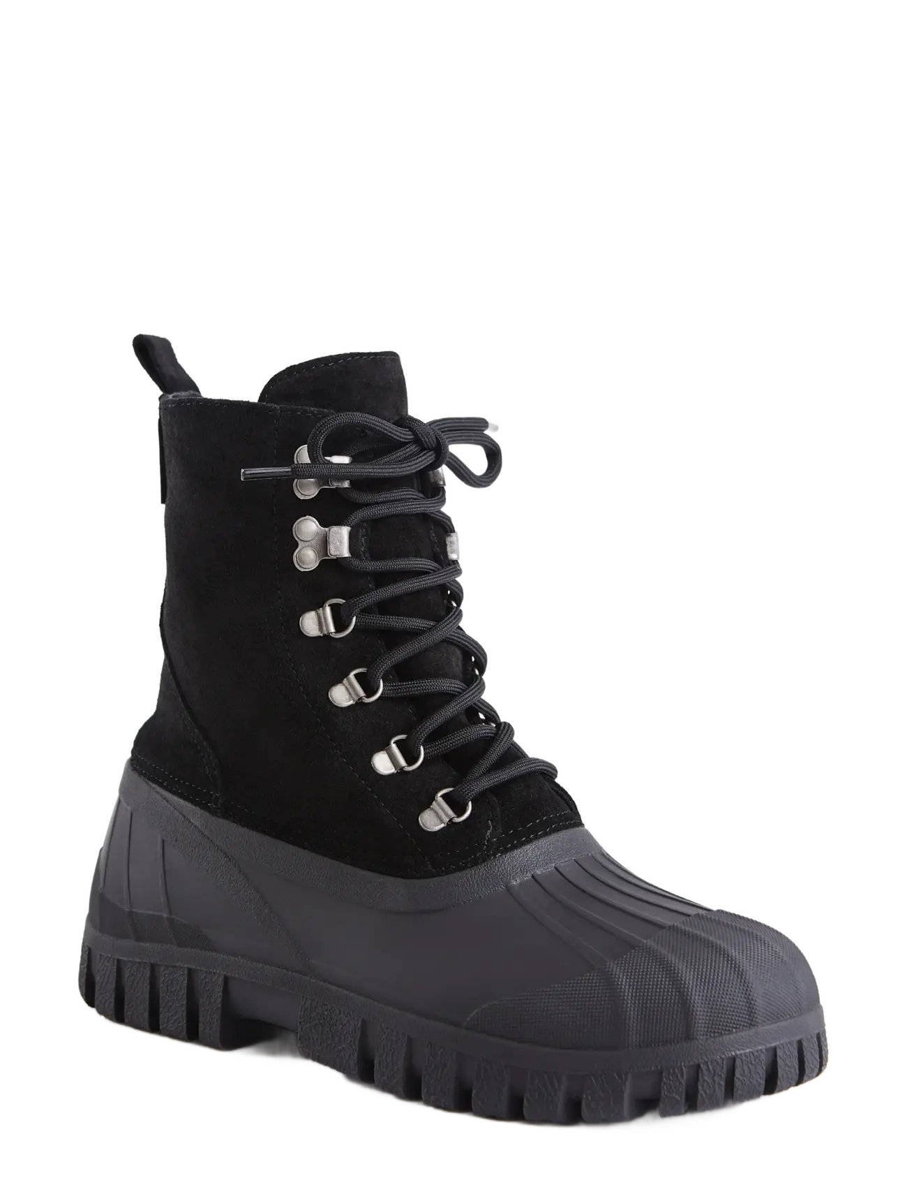 Stutterheim - Patrol Boot Black Suede - gummistiefel - black - 2
