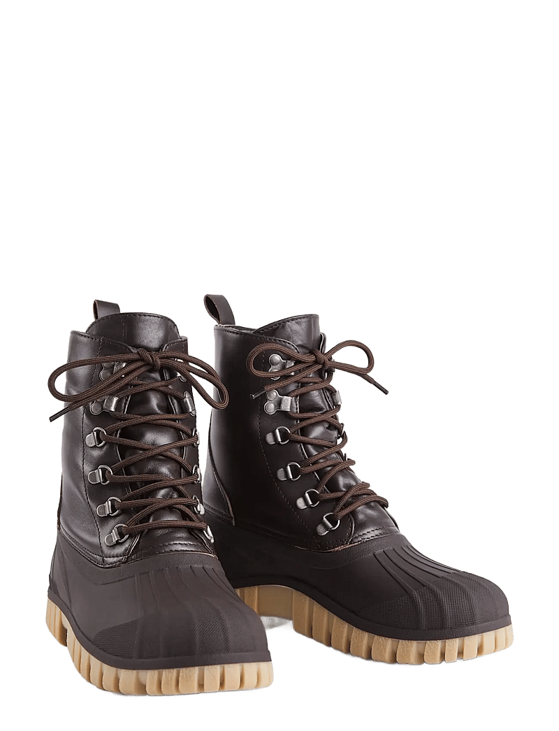 Stutterheim - Patrol Boot Coffee Leather - gummistøvler - coffee - 3