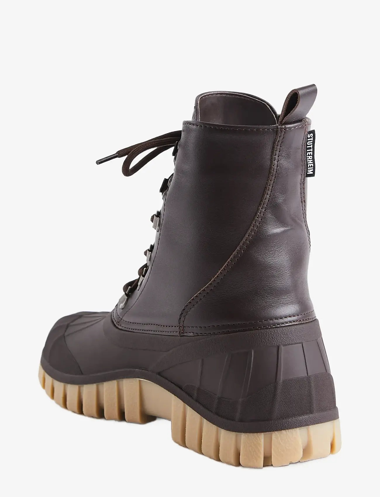 Stutterheim - Patrol Boot Coffee Leather - gummistøvler - coffee - 4