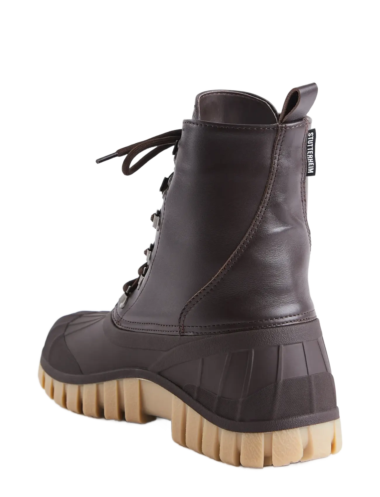 Stutterheim - Patrol Boot Coffee Leather - gummistövlar - coffee - 4