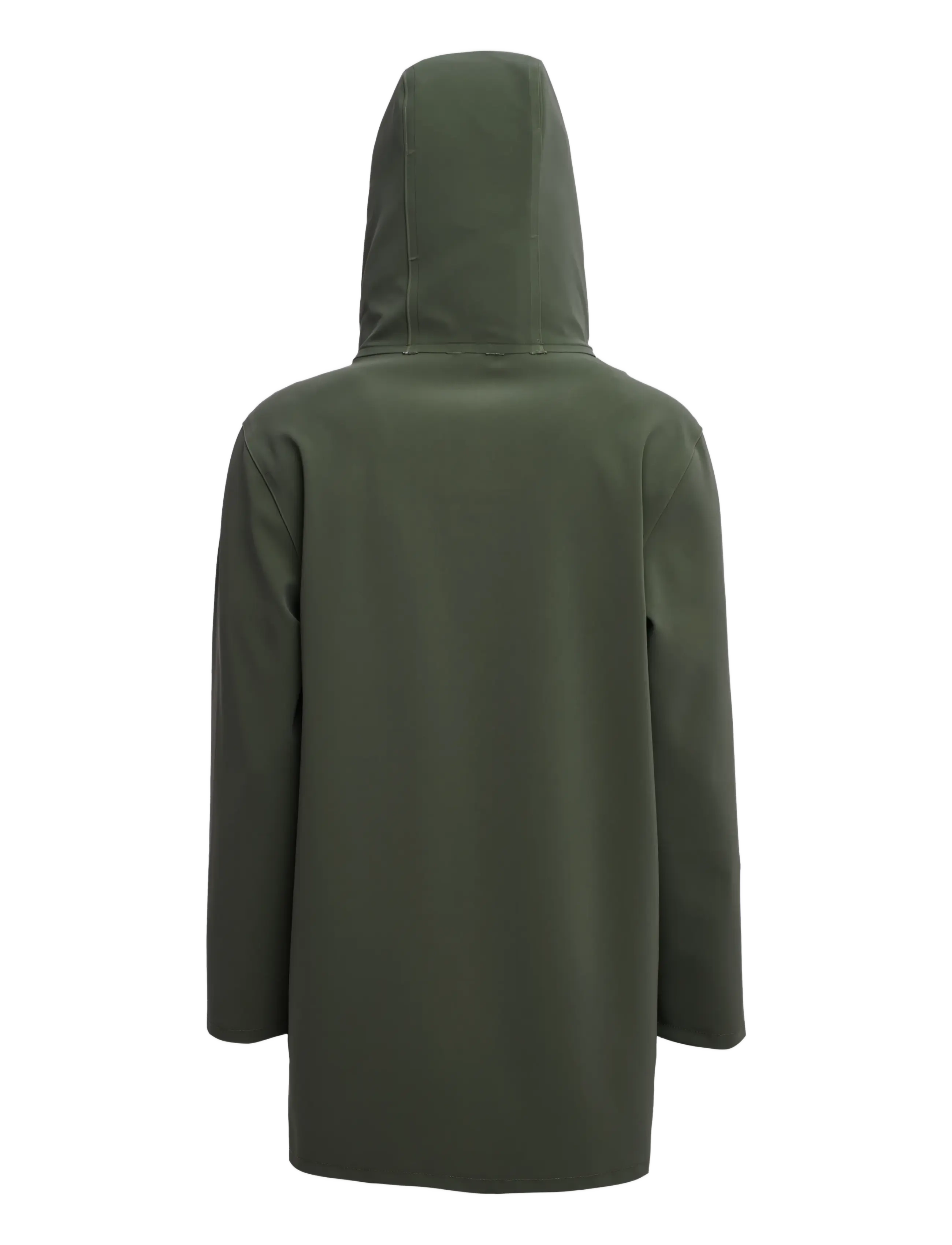 Stutterheim - Stockholm Suede Dark Green - regnjackor - dark green - 2