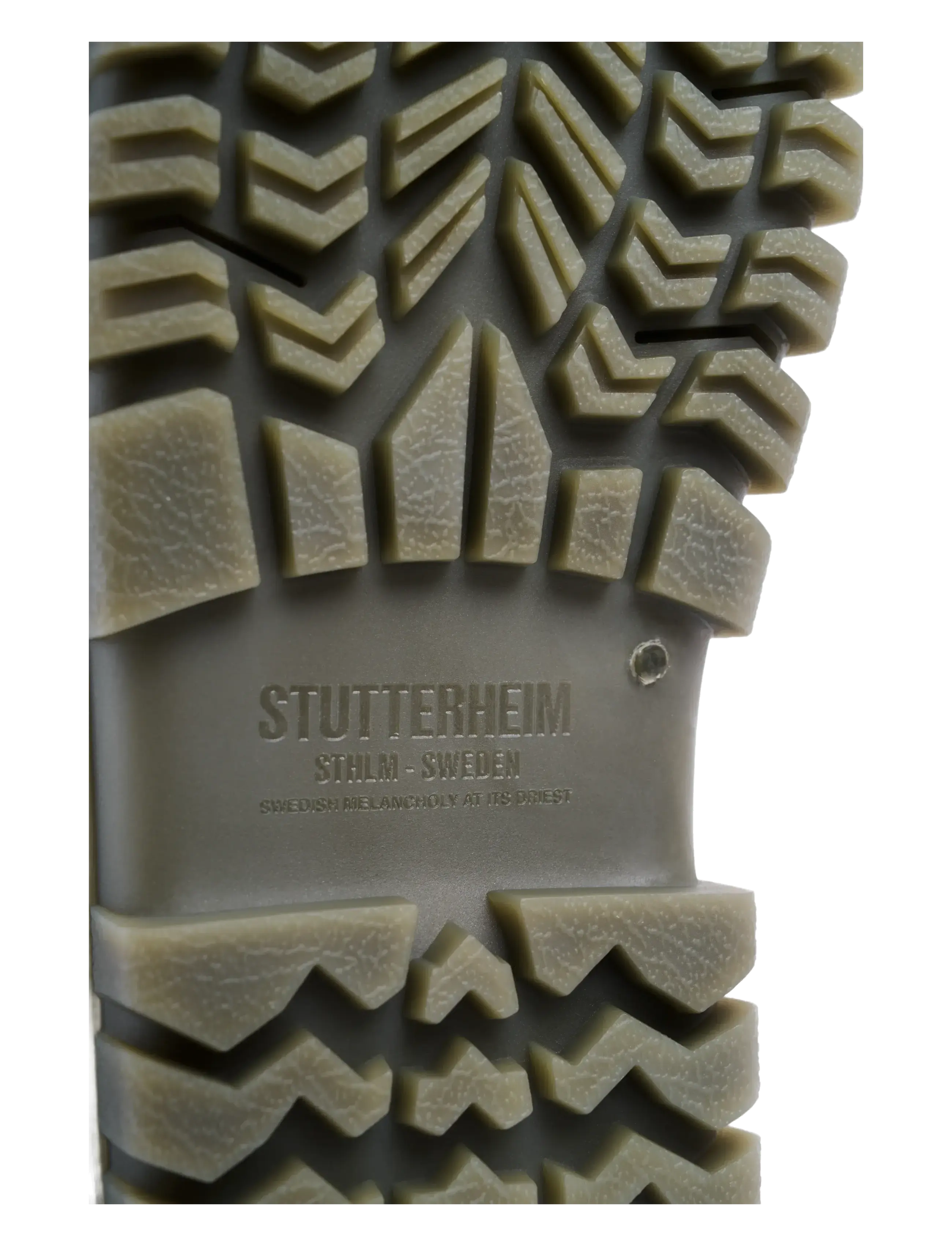 Stutterheim - Patrol Boot Green Leather - kummikud - green - 4