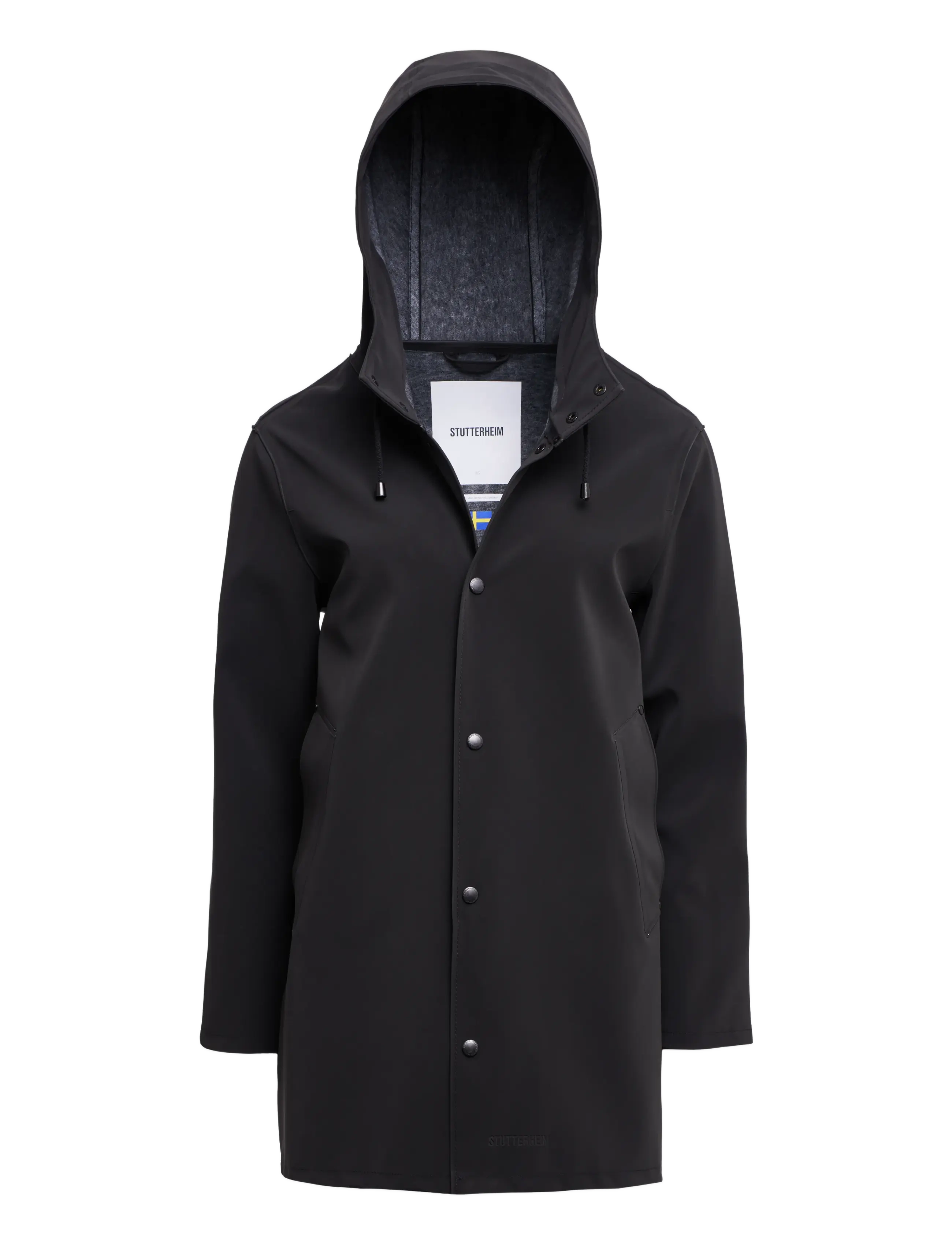 STUTTERHEIM Stockholm Wildleder Schwarz Schwarz - L - Herren