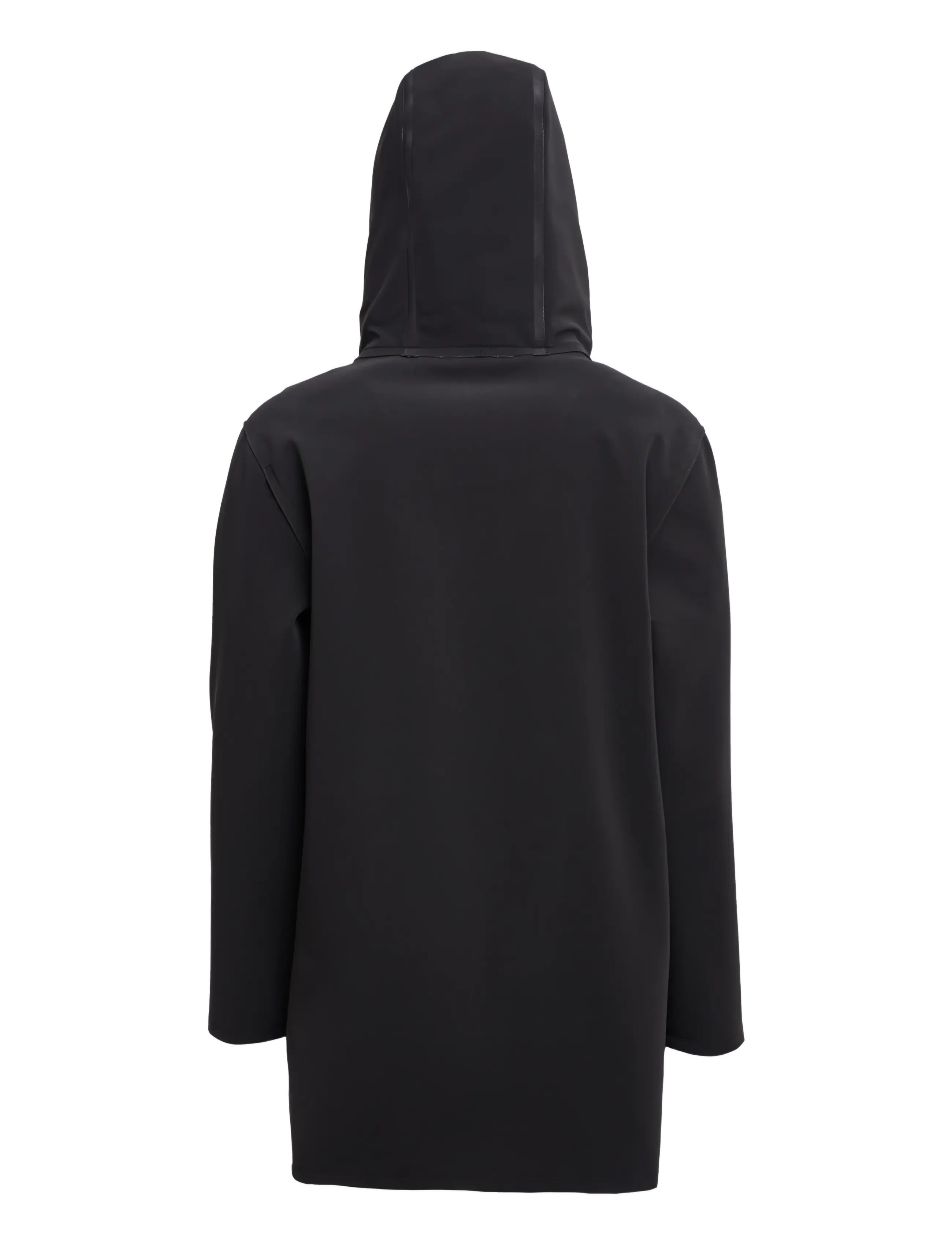 Stutterheim - Stockholm Suede Black - regnjakker - black - 2