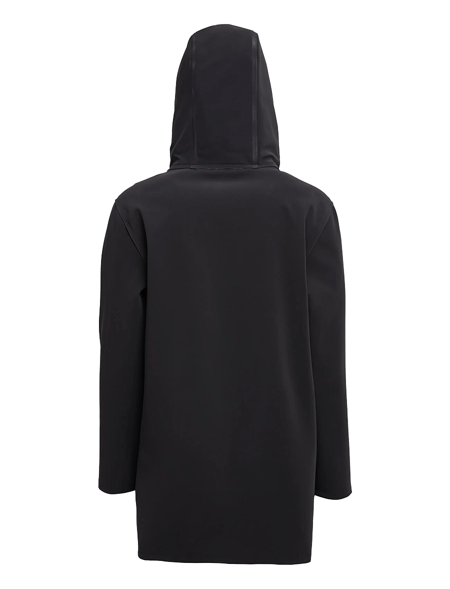 Stutterheim - Stockholm Suede Black - regnjakker - black - 2