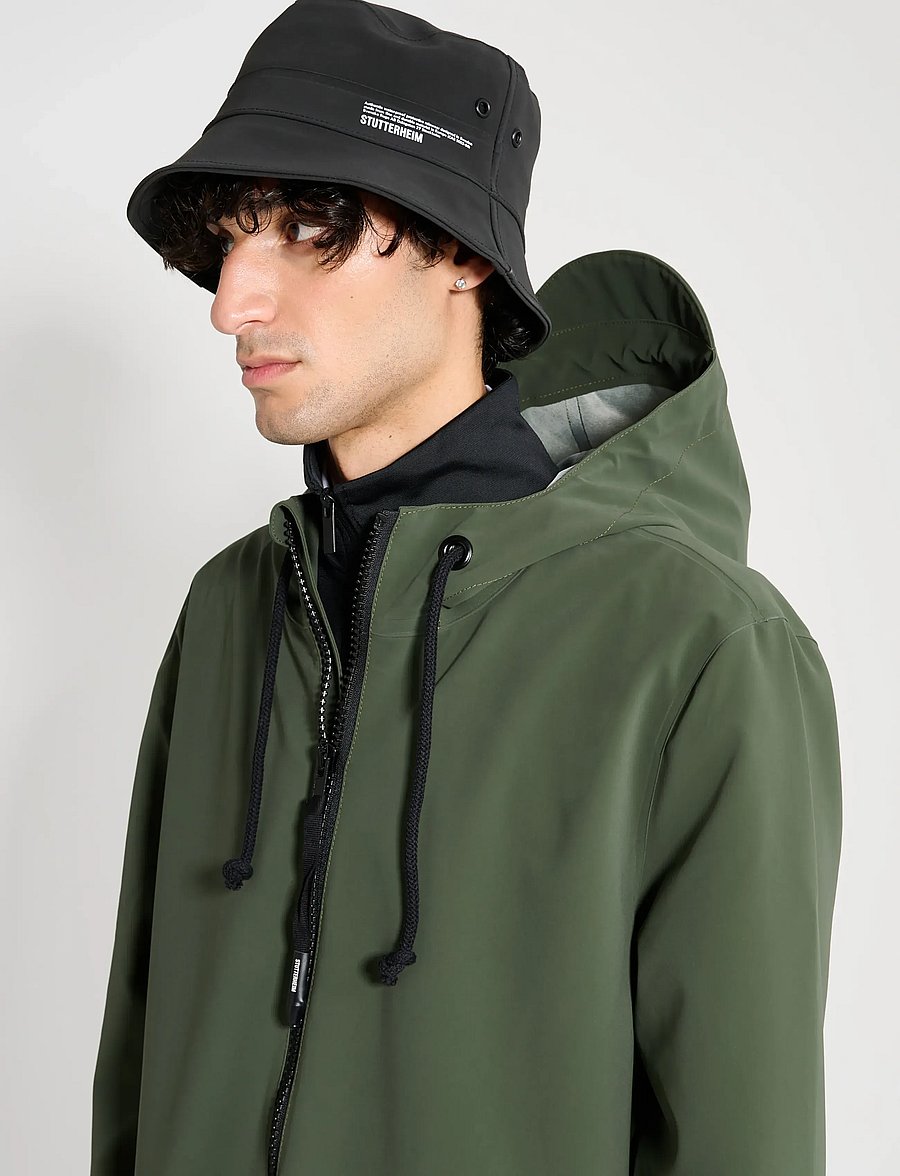 Stutterheim - Beckholmen Matte Black - bøllehatte - black - 4