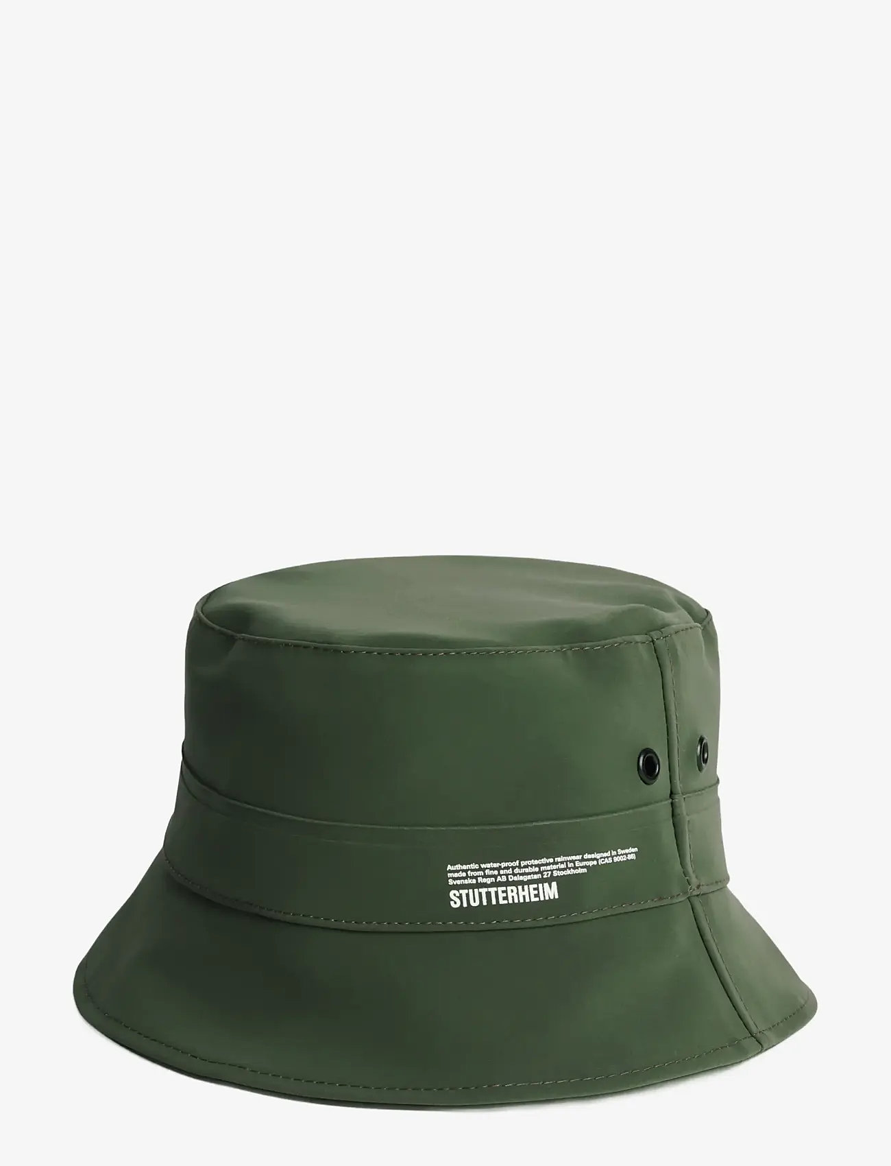 Stutterheim - Beckholmen Matte Green - bøllehatte - green - 1