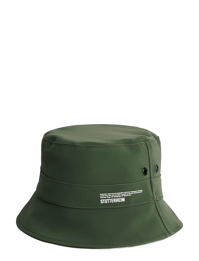 Stutterheim - Beckholmen Matte Green - bøllehatte - green - 1