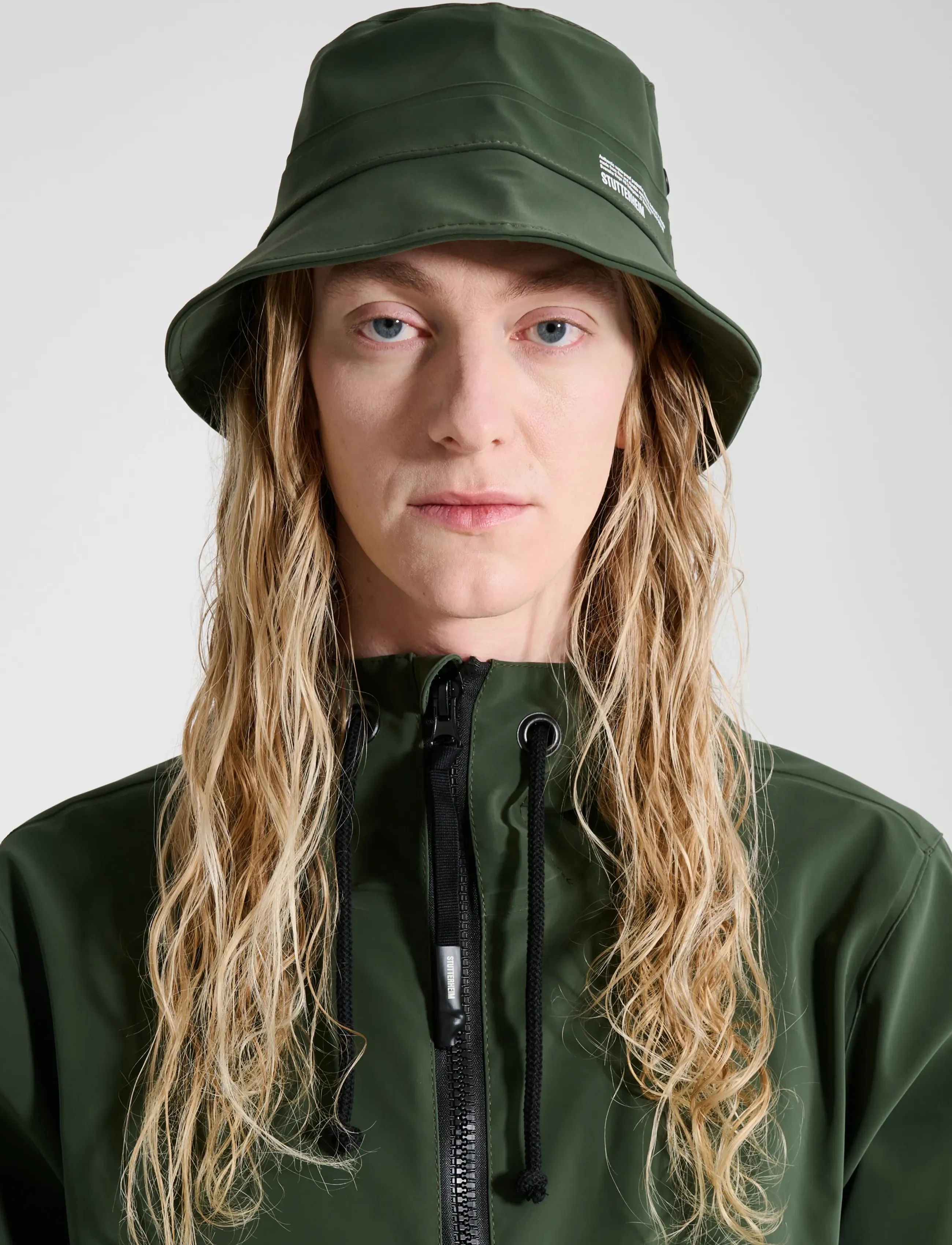 Stutterheim Beckholmen Matte Green, M, Green, Hovedbeklædning > Spandhatte, Herre