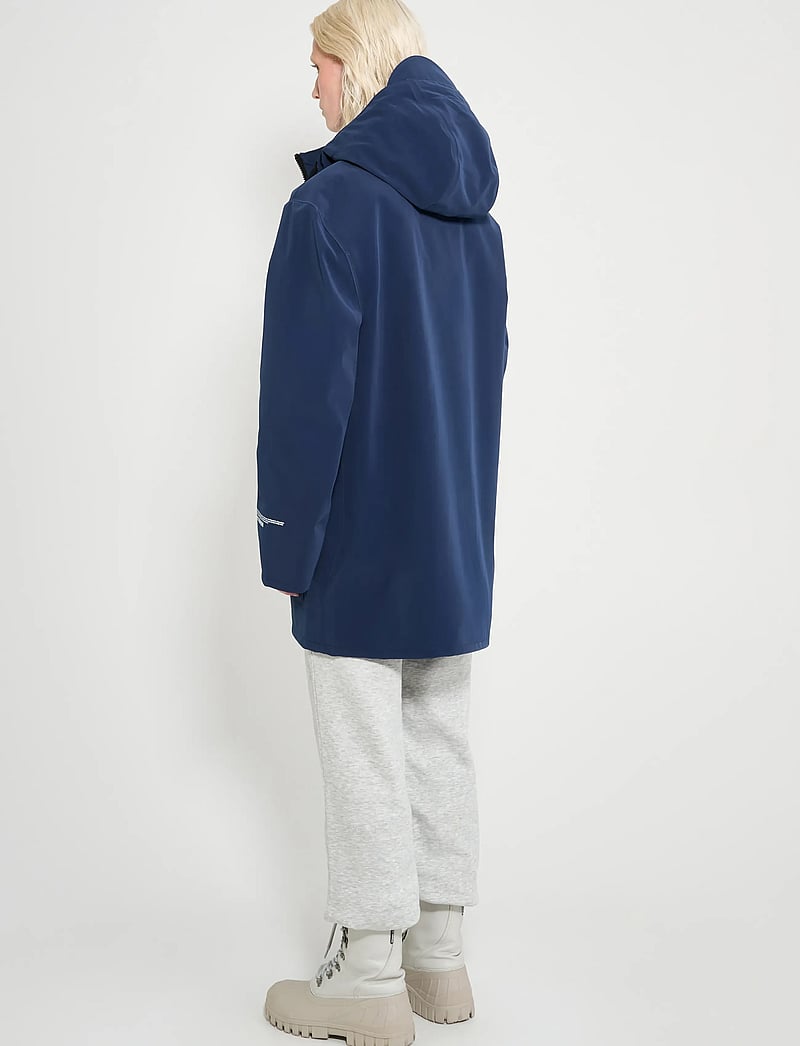 Stutterheim - Stockholm Patch Matte Navy - regnjakker - navy - 4
