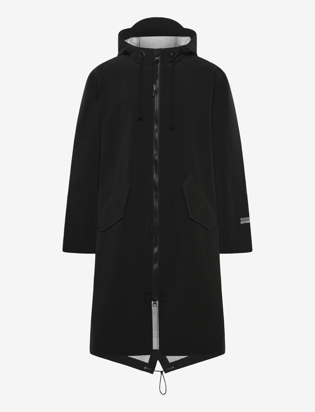Stutterheim - Martins Parka Matte Black - regnjackor - black - 0